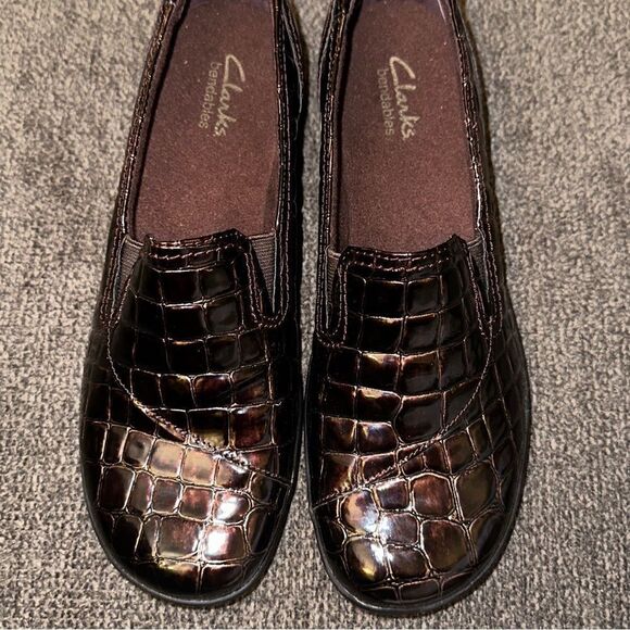 Clark Womens Bendable Clog Brown Size 7.5 - Picture 1 of 9